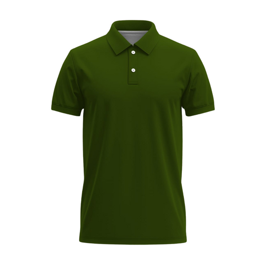 Men's Polo Shirts Olive Green