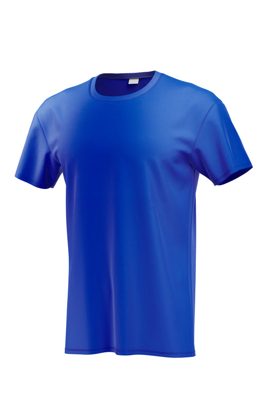 Round Neck Blue